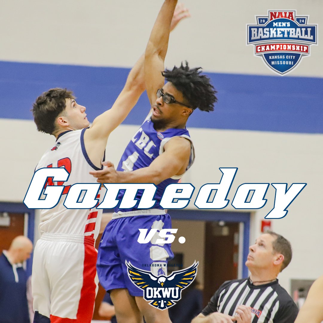 Men's Basketball #Gameday
🆚 #5 Oklahoma Wesleyan in NAIA Round of 16 presented by Ballogy
📍 Municipal Auditorium, Kansas City, Mo.
📺portal.stretchinternet.com/naia/
📊cbcmustangs.com/sports/mbkb/20…
🎟️ticketmaster.com/naia-basketbal…