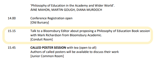 Bloomsbury Academic Education tweet media