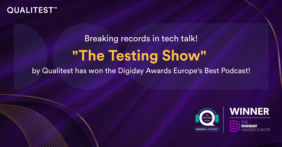 Listen🎙️to the #winner of the @Digiday Awards Europe's Best Podcast award 🏆 to learn all you need to know about Quality and #DigitalEngineering.
Get the latest scoop on tech trends bit.ly/496jNUU
#DigidayAwards #BeMoreAtQualitest #LifeAtQualitest
