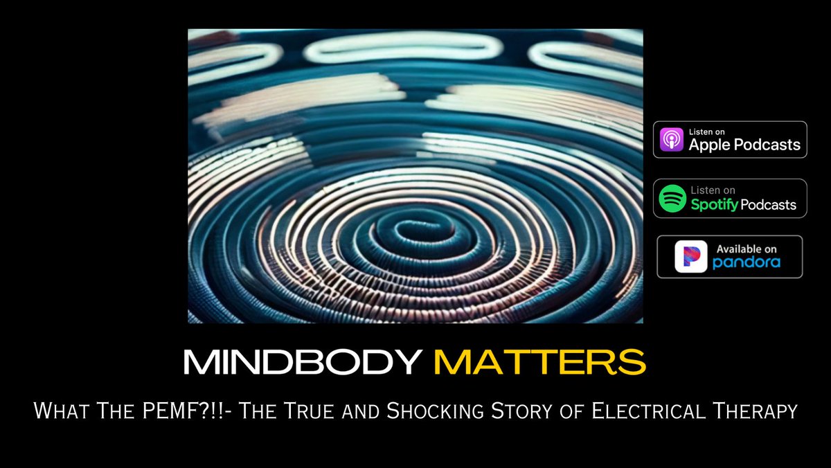 Our mind-body investigative reporter, Dr. Robert, returns to the MindBody Matters to tell Greg Rennie the true and shocking story of Pulsed Electromagnetic Field (PEMF) therapy, AmpCoil and other electrical therapy devices in the past. 

Available on Apple Podcasts and  Spotify