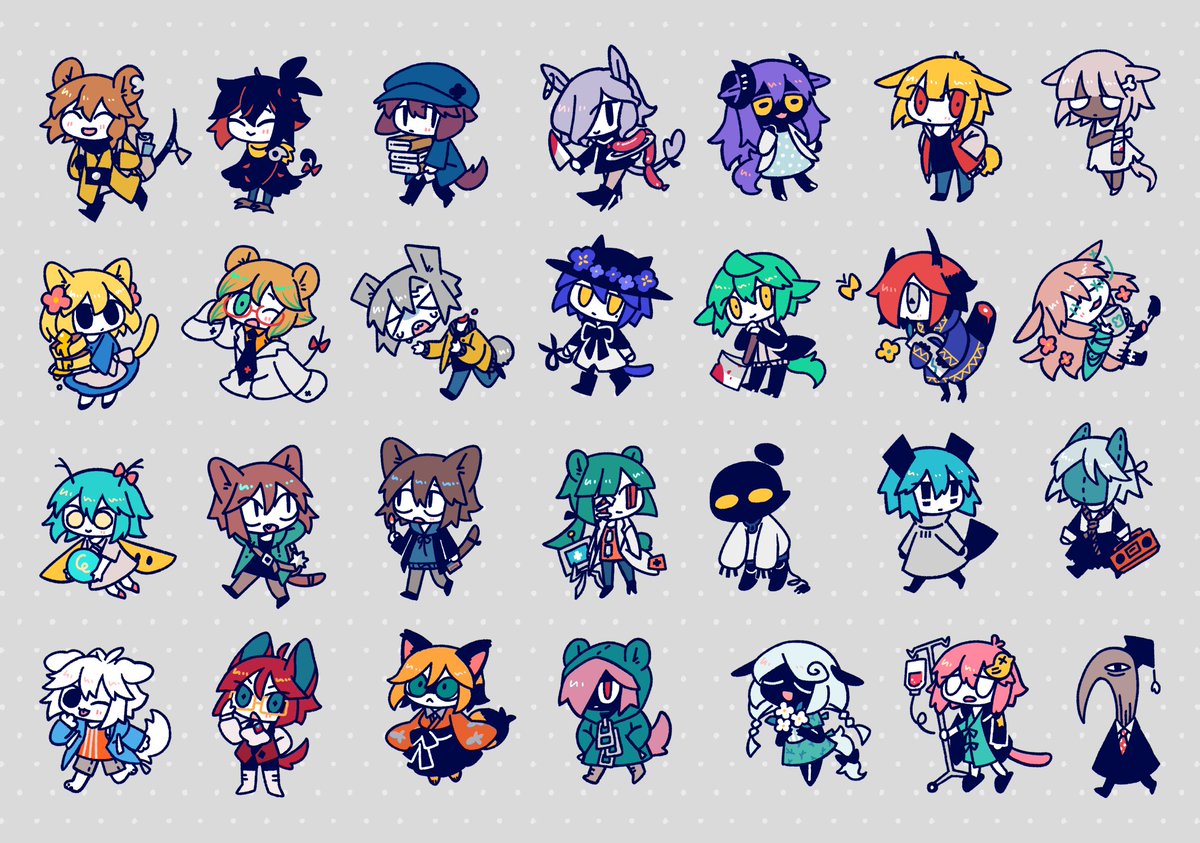 イラスト/漫画/アニメ/Live2Dモデリング できます。
LINEやDiscord用スタンプ作ったりミニキャラ描けます。
本やグッズの入稿用データを用意するのもまあまあ得意です。
何か作らせたい方はDM/メール/Discordにてご連絡下さい… 