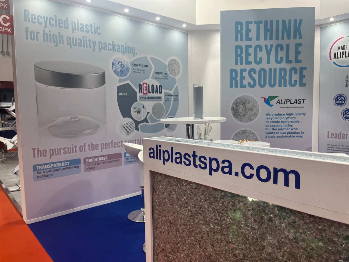 GruppoHera's tweet image. Da oggi #Aliplast è a @BolognaFiere per #Cosmopack @cosmoprofworld, Hall 19, stand numero C3PK.
📌 Domani 22/3 Carlo Andriolo, AD della società #GruppoHera, partecipa al panel “Resource Revolution: Inventing a Circular Supply Chain”. Info su 👇
cosmoprof.com/la-fiera/cosmo…