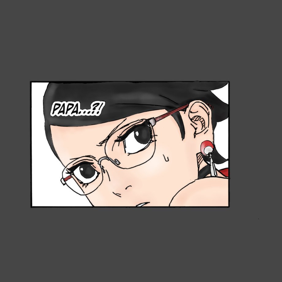 This is it for today✍️🎨 I'm sorry😩 #borutotbv #sarada