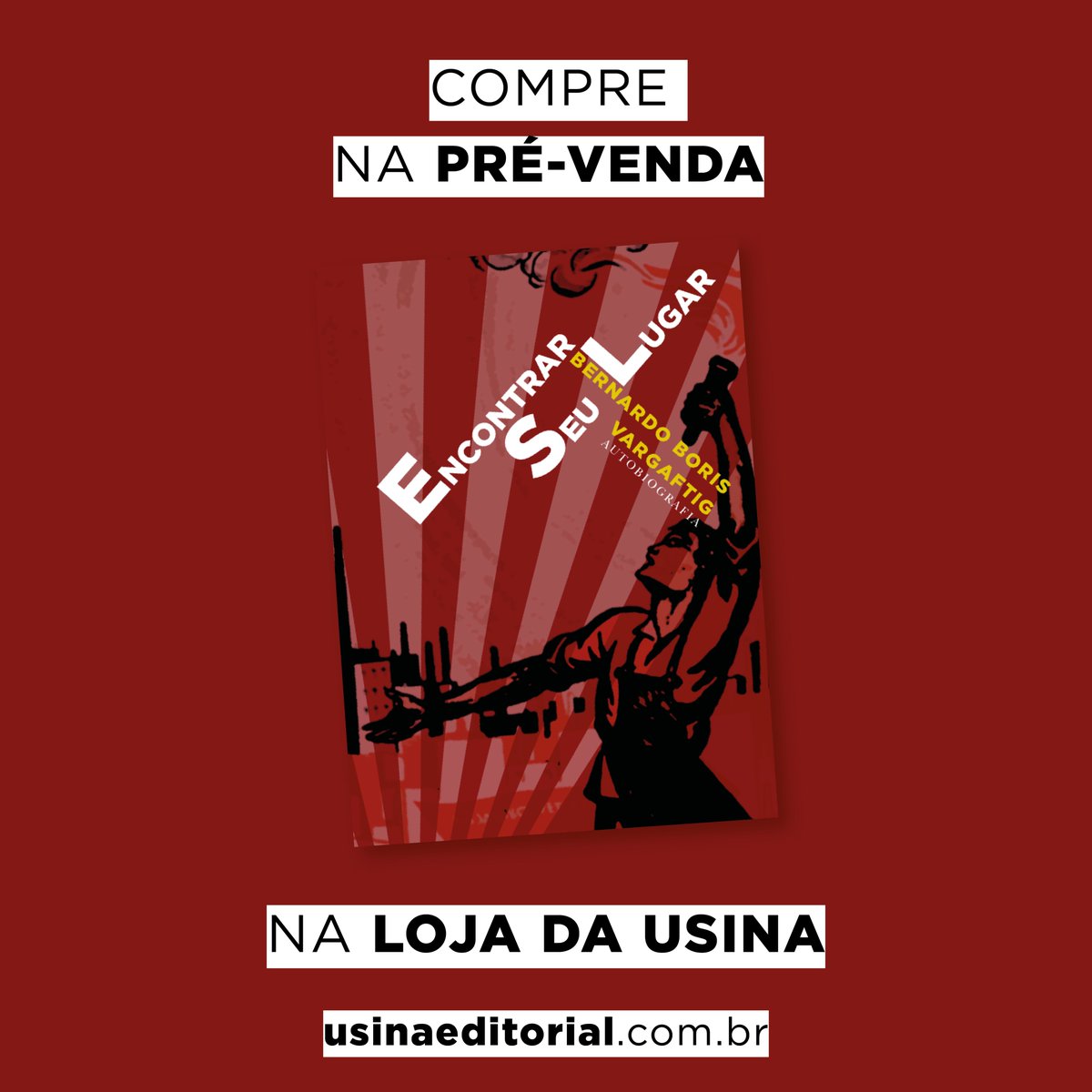 🚀 Pré-venda: Encontrar seu lugar - Autobiografia de Bernardo Boris Vargaftig

🛒 De 70 por 50 reais na loja da Usina

🔗 bit.ly/UsinaBoris