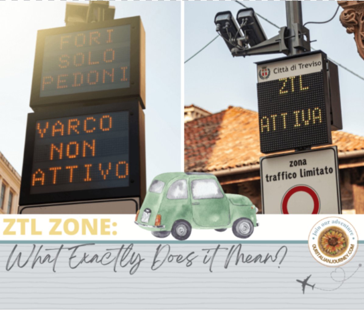 NEW POST:
This one might save you a little aggravation if driving in Italy. 
ouritalianjourney.com/ztl-zone-what-…

#newpost #newpost2024 #newposttday #newblogpost #NewBlogPostAlert #post #postalert  #ZTL #drivinginitaly #italy #ouritalianjourney
