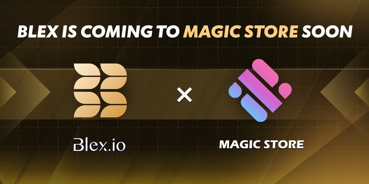 🧙#BLEX family, We are coming soon to @MagicSquareNews ，Let's show how strong our community is and vote for BLEX! magic.store/app/blexio For active users in the community, a 100U reward will be given. Join the Telegram group to participate: t.me/bestblex Let’s make