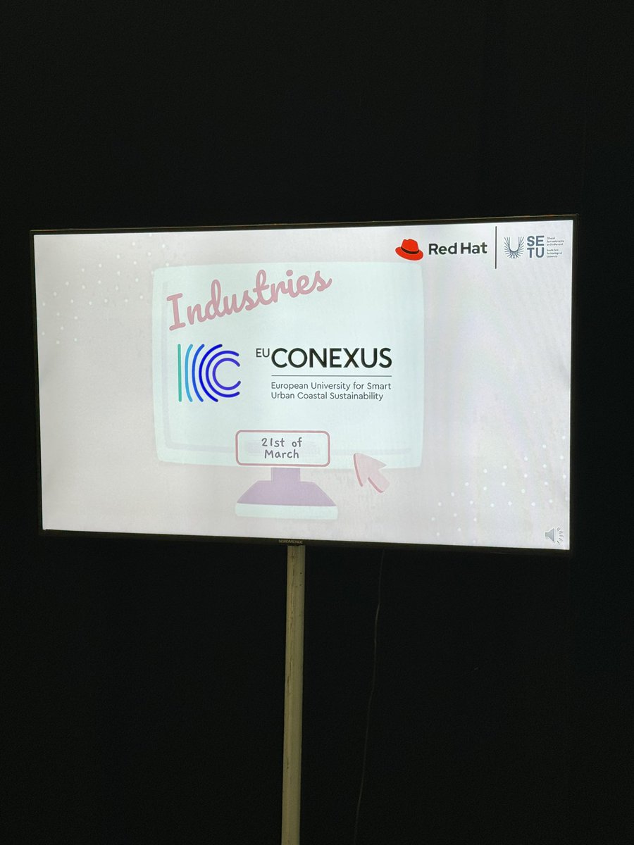 Great morning spent at #womenintech event for secondary school students in the South East. Speakers were inspiring and informative @EU_CONEXUS spoke to students about the schools contest #thinksmartcreategreeen Thanks to @ComputingAtSETU for organising #euconexus #sustainability