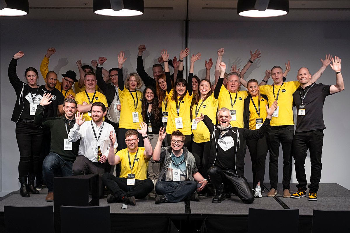 Last week, we got together to organize #TheDEVOPSConference Global in London and online. This was a massive undertaking, and we’re incredibly proud and grateful for all the work put into making this event a success.

Here’s a picture celebrating this achievement!