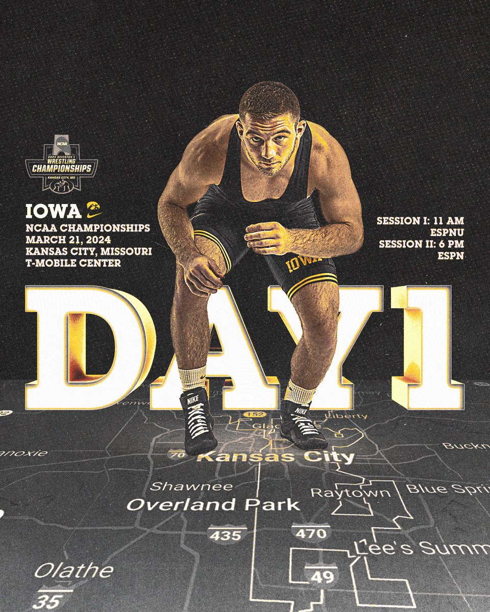 Hawks_Wrestling's tweet image. It&apos;s time.

#Hawkeyes