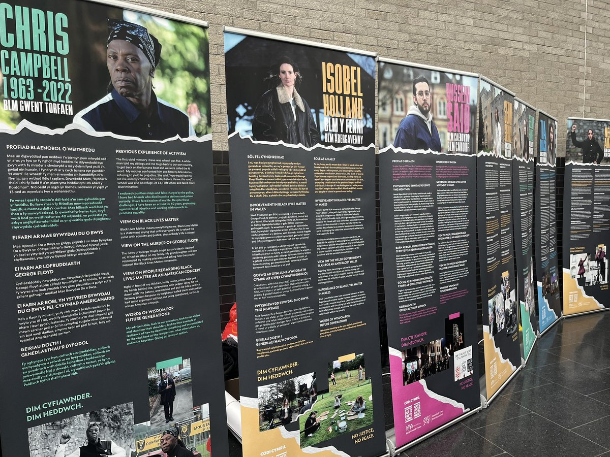 Privileged to attend the @rcccymru #CodiCymru Black Lives Matter Wales exhibition & conference today with @GolleySlater to hear inspirational speeches from BLM organisers & activists celebrating the positive changes they’re making in communities across Wales 🖤 #BLMWales