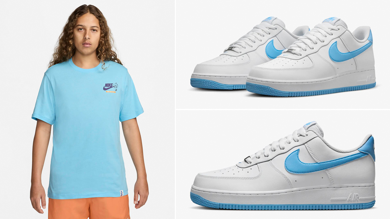 Air force 1 t shirt white 2025