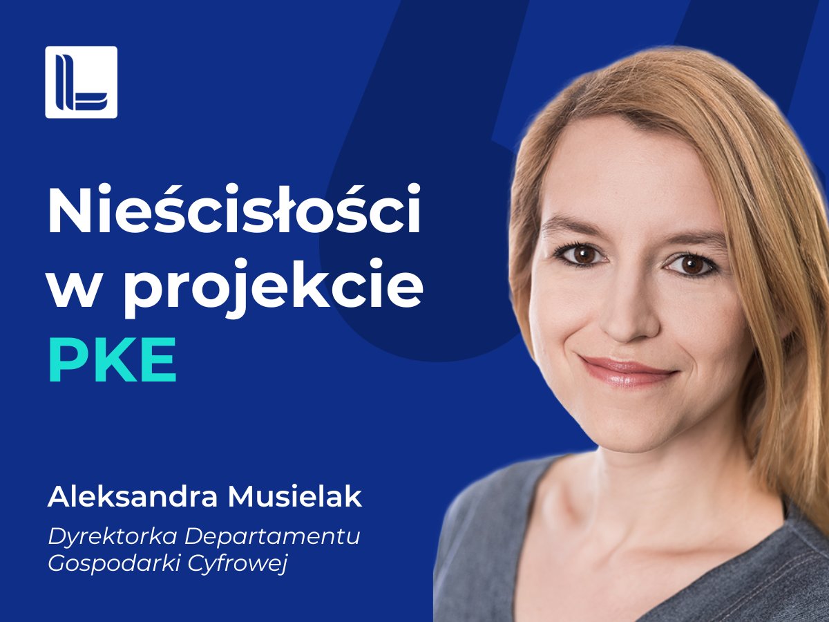 Konf_Lewiatan's tweet photo. Projekt Prawa komunikacji elektronicznej #PKE jest już w konsultacjach
Na szczęście usunięto z niego polityczne wrzutki w stylu #LexPilot 🧹
W projekcie są jednak poważne niespójności z przepisami europejskimi 🇪🇺
W przepisach są też nieuzasadnione propozycje drastycznych podwyżek opłat za prowadzenie działalności telekomunikacyjnej (podwyższenie maksymalnej wysokości opłaty za wydanie pozwolenia radiowego czy maksymalnych opłat związanych z prawem korzystania z częstotliwości) ❌
- Takie działanie uznać by można za celowe pogarszanie konkurencyjności przedsiębiorców, co jest sprzeczne z deklaracjami nowego rządu o deregulacji - mówi @OlaMusielak, dyrektorka departamentu rynku cyfrowego Konfederacji Lewiatan
@BochynskaNikola