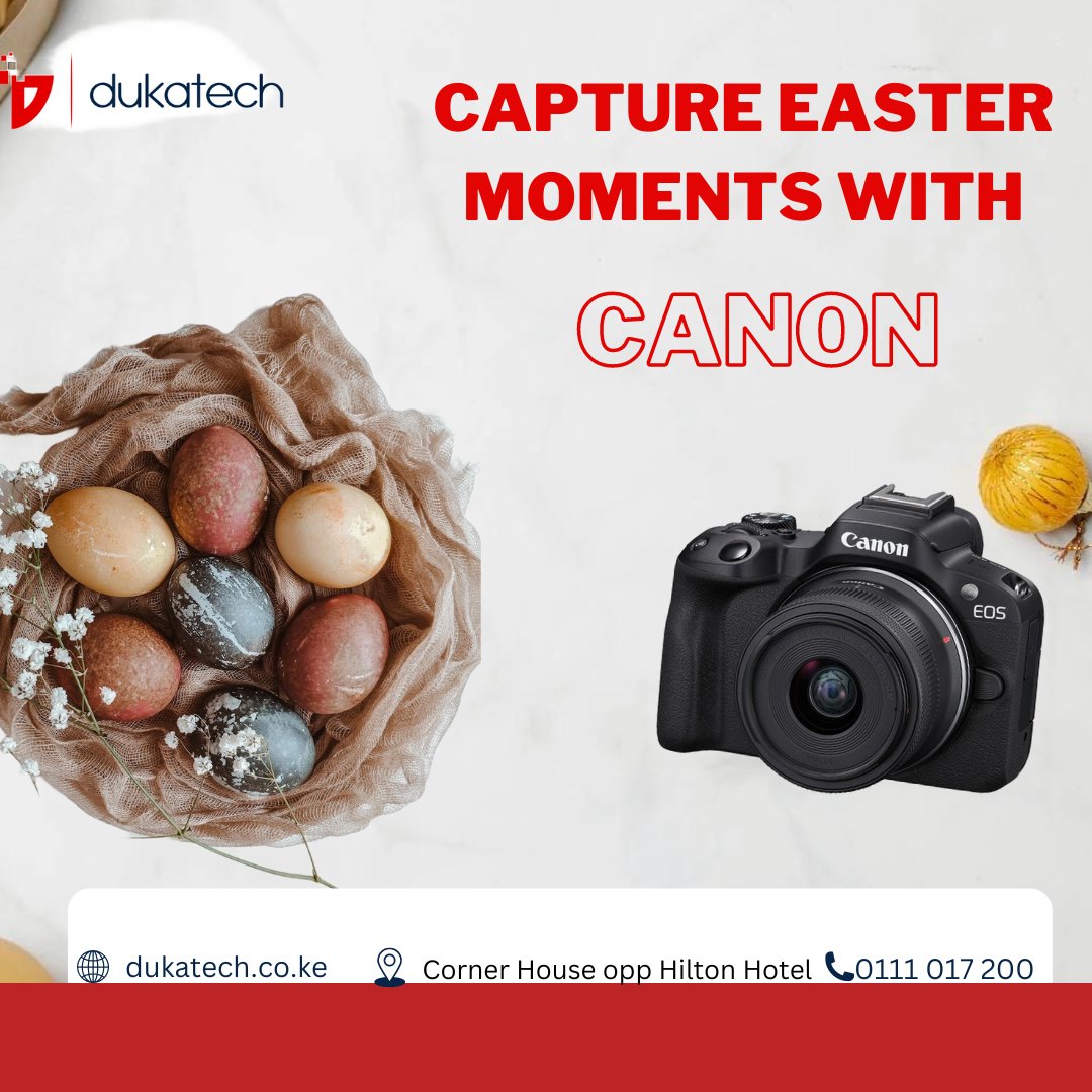 Don't miss a moment this Easter. Grab your Canon camera from dukatech now #canon #easter #dukatech #capturemoments