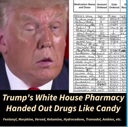 SueStone219379's tweet photo. @glamelegance @RonnyJacksonTX Like if you think we need to start drug testing the people running our governments. Do we really want addicts or illicit Fentanyl drug users making decisions for the country?  We should hold our candidates &amp; elected officials to a higher standard. #DrugAddictTrump #CandymanRonny https://t.co/NB6WHq0Z5X