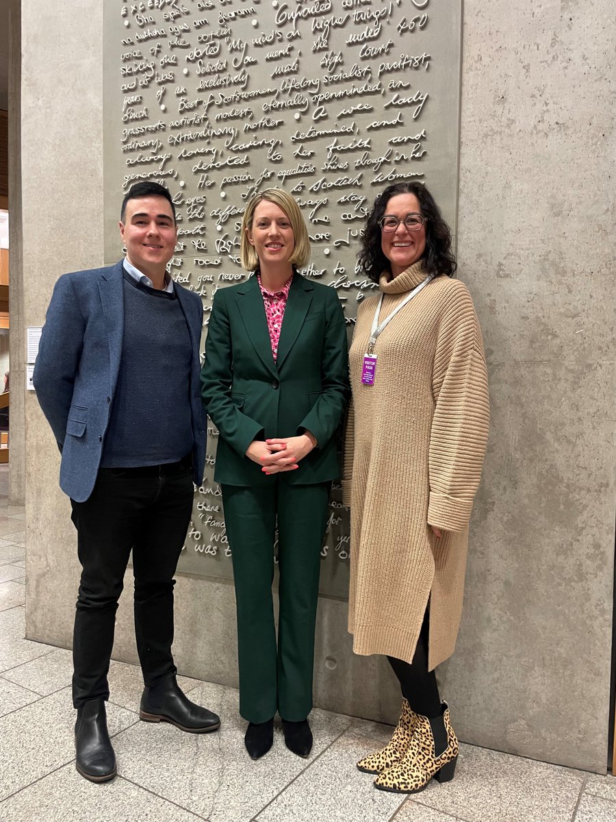 ScotGovEdu's tweet photo. As part of work to further involve parents and carers in education policy, Education Secretary @JennyGilruth met with @connect_scot in @ScotParl.

Behaviour and relationships in schools, attendance and @ScotGov’s ongoing reform work were among the topics of discussion. https://t.co/VJCBOPn7BL