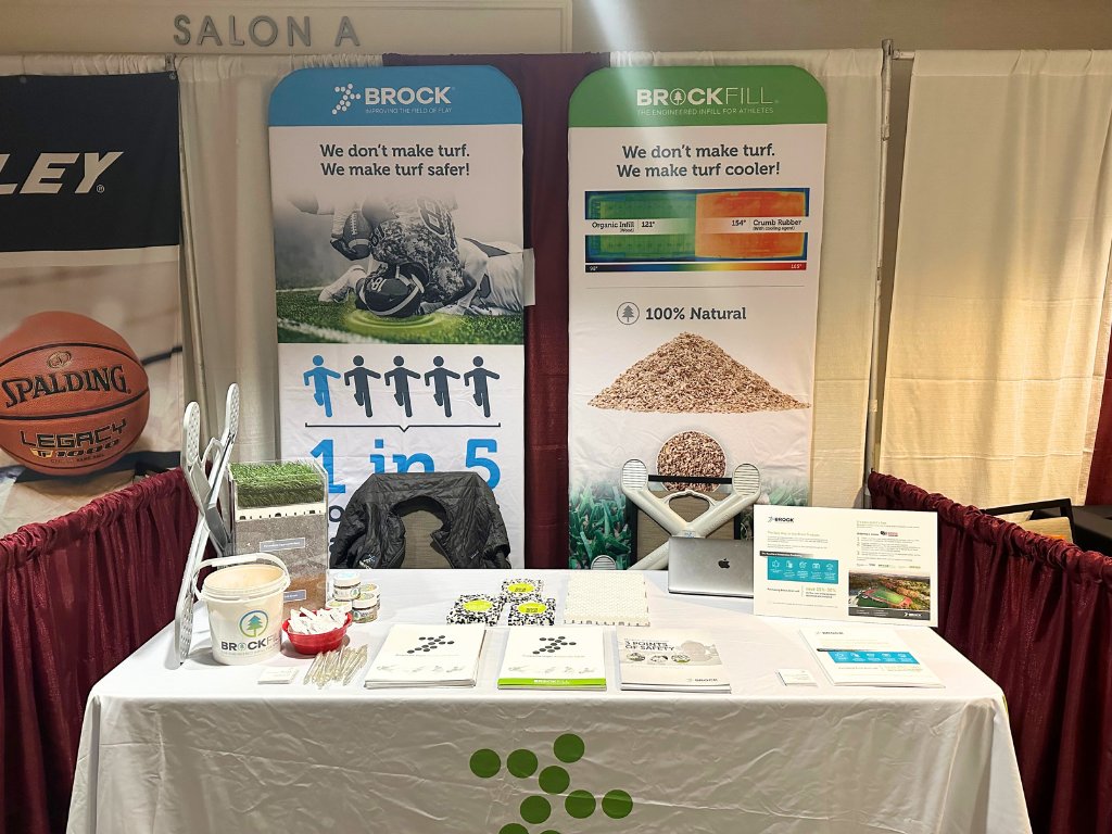 🌟 Brock USA is thrilled to be at the @CTAthleticDir Conference TODAY! 🎉🏟️ Swing by our booth to say hi, learn about our innovative sports surfacing solutions, and discover how we're revolutionizing athletic experiences! See you at booth No. 52!🏈⚽ #CAAADConference