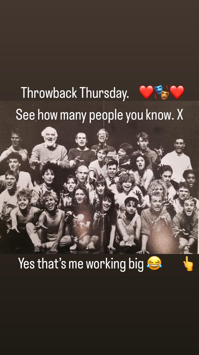 Throwback Thursday. See how many people you know ❤️🎭❤️