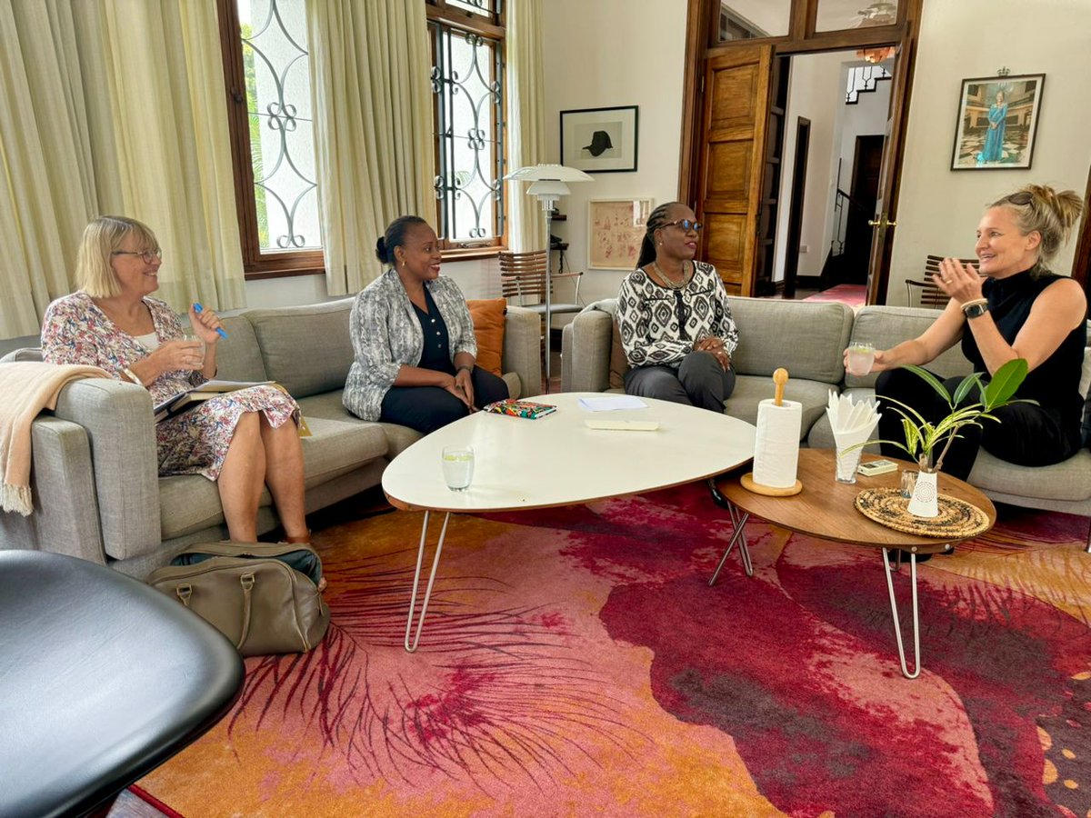 This afternoon, 21st March 2024, ATE CEO, Ms. Suzanne Ndomba-Doran met with the Danish Ambassador to Tanzania, H.E Mette Nørgaard Dissing-Spandet (@DKAmbTanzania ) at her Residence in Dar es Salaam to discuss few updates regarding our collaboration. #ATETanzania