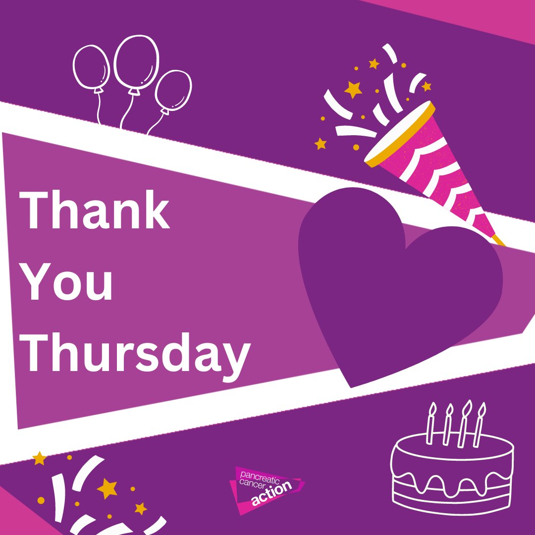 It's #ThankYouThursday! We want to thank all of you that have set up Facebook Fundraisers in aid of PCA already this year. 👏 We've already seen thousands raised. Thank you! 💜 Set one up yourself 👉 bit.ly/3Kozo8Z