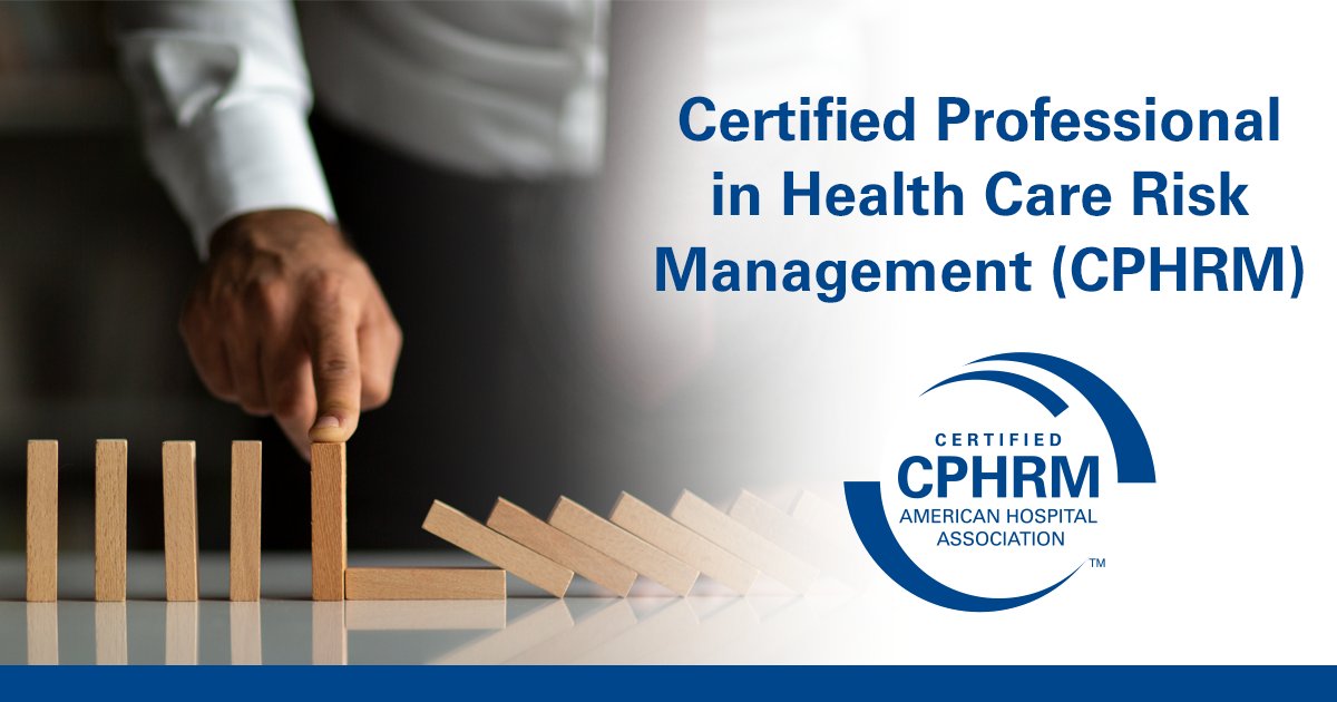 Want to take your career to new heights? The Certified Professional in Health Care Risk Management (CPHRM) is your ladder to success! 🌟 Increased Opportunities 🌟 Professional Credibility 🌟 Continued Growth Earn your CPHRM today: ow.ly/c1RA50QSitm