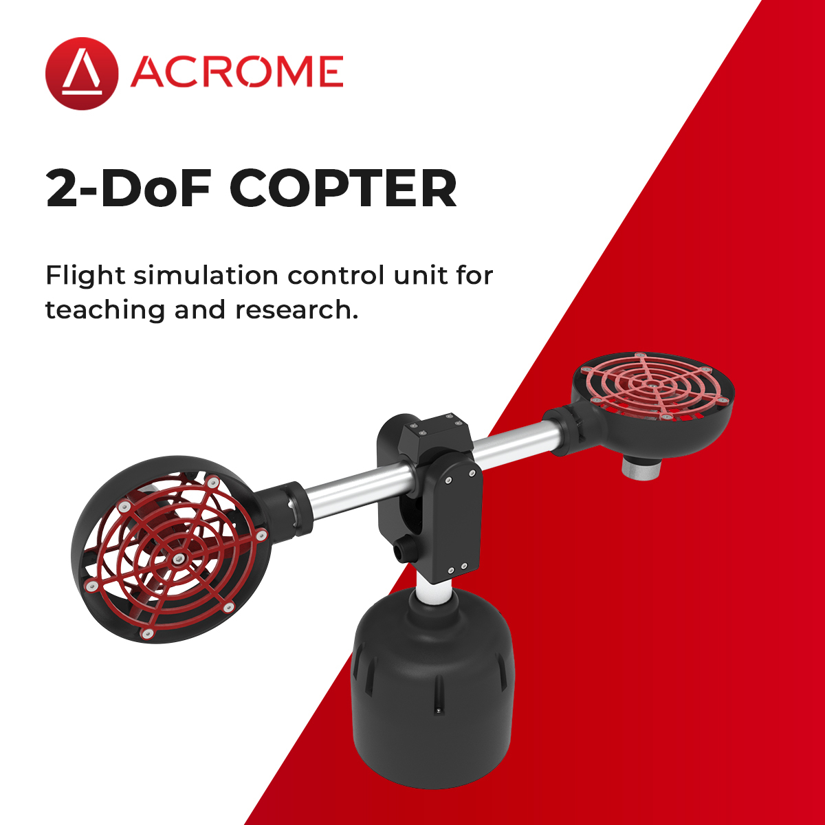🚁 Next Level of Aerial Robotics is Arriving: The 2-DoF Copter!

Building on the solid foundation of our beloved 1-DoF copter, this new model introduces an additional degree of freedom.

Stay tuned for more updates on 2-DoF Copter’s launch soon!

#robotics #research