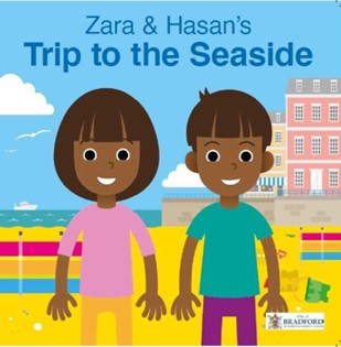 'Zara & Hasan's Trip to the Seaside' – a story book which contains important information on seat belts & car seats, has been sent to all parents of reception age children in #BradfordSchools. 

#BDSafeRoads #InCarSafety @VisionZeroWY
