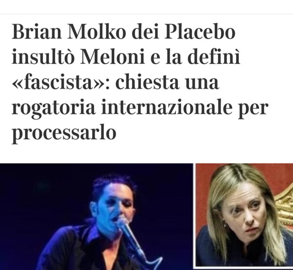 Gli assassini di #GiulioRegeni?
Lasciamoli in pace.
Intanto #meloni insegue #BrianMolko.