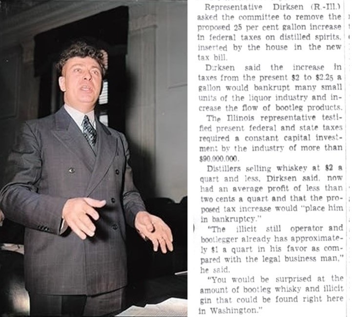 #TodayInHistory #GreatDaysInHistory in 1938: Then Congressman Everett Dirksen argues for lowering liquor tax instead of a 12.5% increase! #GrammyWinner #Congress #CraftDistillery #Mukilteo #EverettWA #PaineField #Whisky #Gin #Vodka #Distilling Cheers!