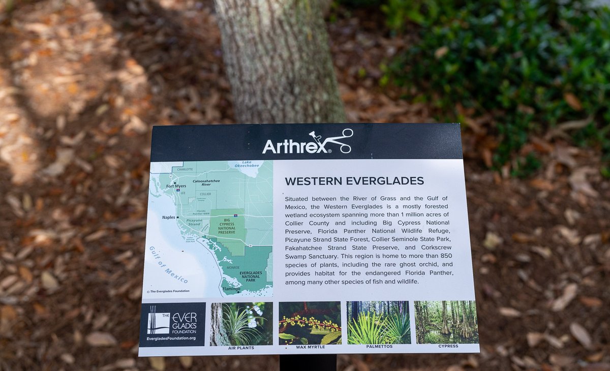 In partnership with @evergfoundation, we recently unveiled signage highlighting the SpeedBridge—a key campus thoroughfare—as a Certified Wildlife Habitat by @NWF. Learn more about this honor: arthrex.info/3x1hogV