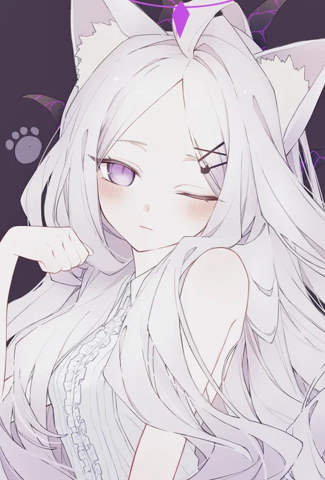 ねこヒナ#ブルアカ 