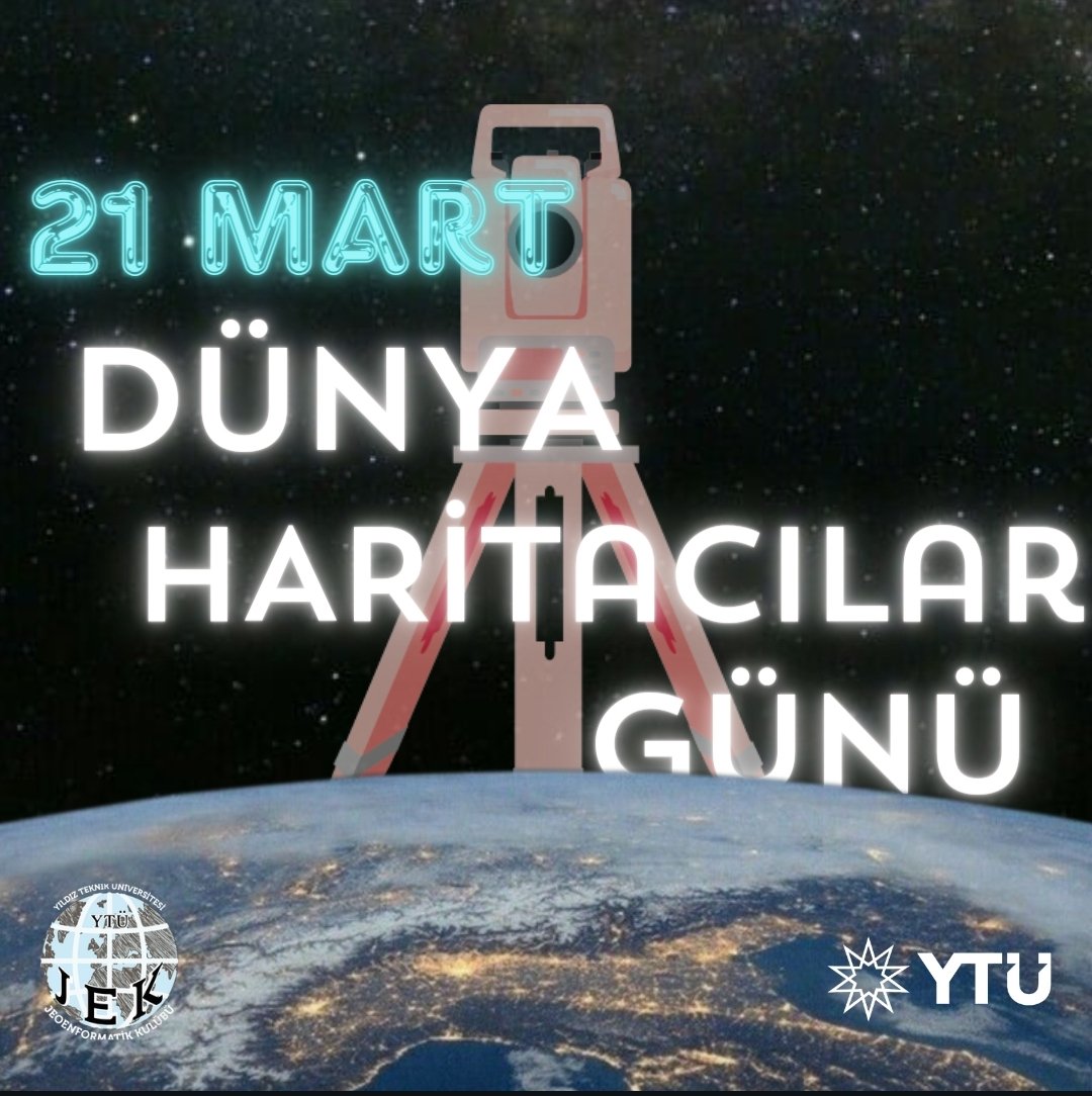 Tüm Meslektaşlarımızın 21 Mart Dünya Haritacılar Günü Kutlu Olsun 🌐

#gelecekJekte