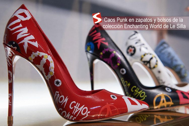 STYLEAMERICAmag's tweet image. Caos Punk en la colección de #zapatos y bolsos Enchanting World de #LeSilla, conoce lo más destacado en: buff.ly/4a7LNsU #StyleAmericamoda