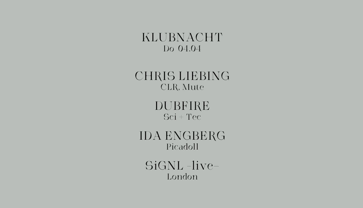 #SiGNL_LiVE update..... This is a #Techno club event but the Club have offered Depeche fans a reduced ticket entry... Ticket link: gewoelbe.ticket.io/0ztmcaz3/