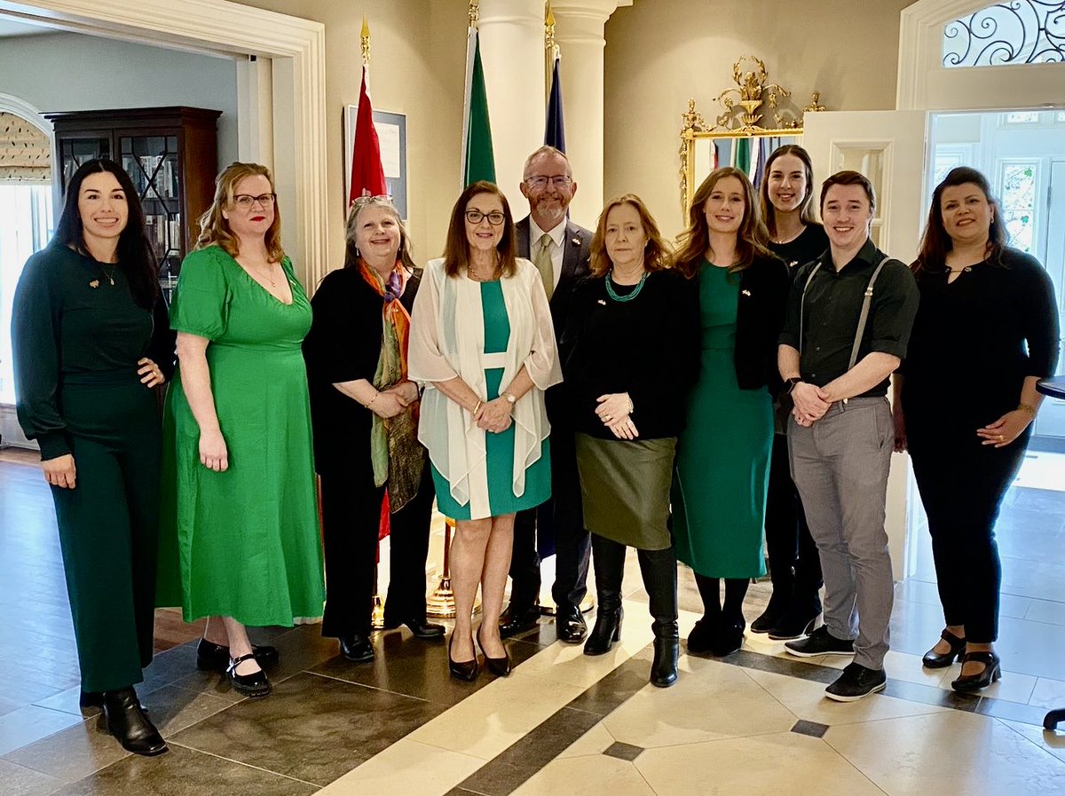 AMAZING TEAM ⁦<a href="/IrlAmbCanada/">Ambassador John Concannon</a>⁩ !
