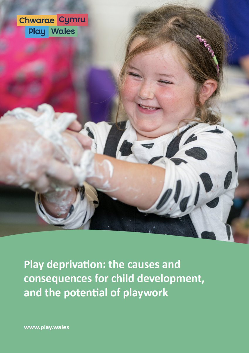 Our latest info sheet, by Emeritus Professor Fraser Brown, explores the consequences of play deprivation on children's wellbeing, and shows the positive effects of using a playwork approach to overcome them. Take a look 👉 play.wales/publications_c…