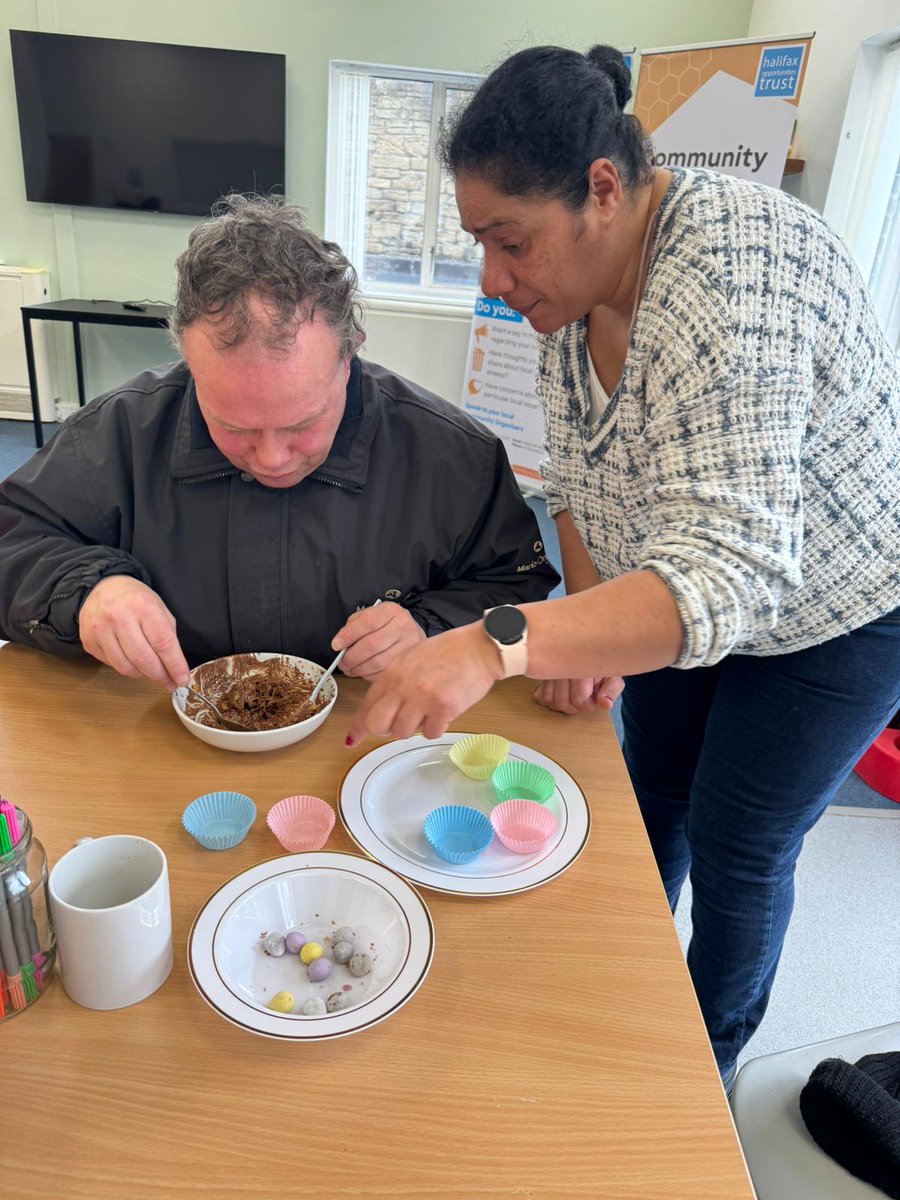 Our knit and natter group decided to make rice crispy buns this morning and It was nice to welcome some new members. Social connections can help improve your emotional and physical health. #Wellbeing #quality #life #Health