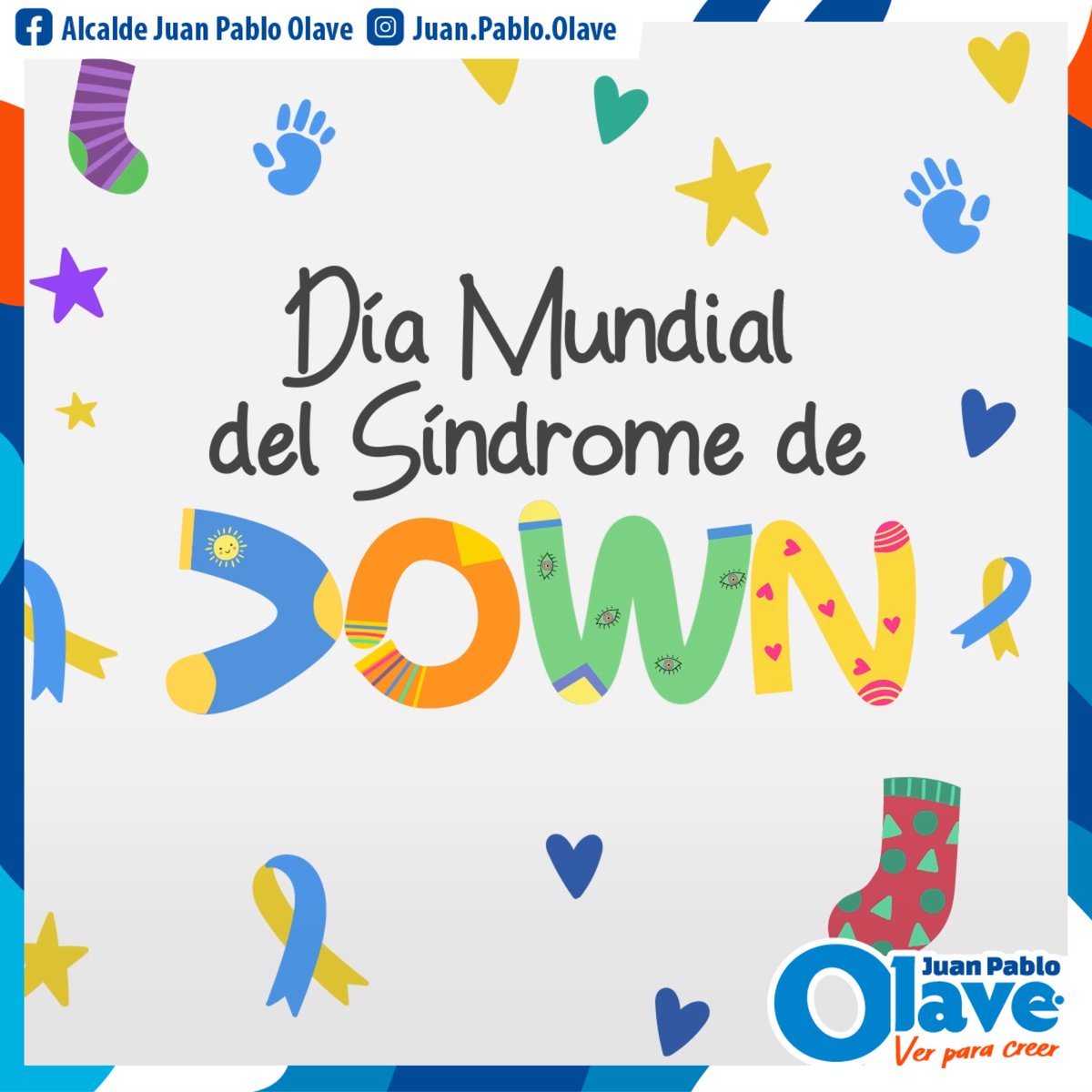 En el Día del Síndrome de Down #Trisomía21, hacemos un llamado a tomar conciencia y avanzar en una mayor inclusión ❤️.

Construyamos un mejor país, inclusivo y para todos y todas 😉