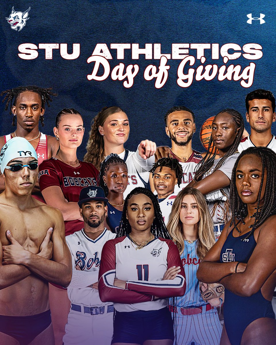 BOBCAT NATION‼️We need you! Today is our annual Day of Giving, and anything is more than appreciated! To donate just tap the link in our bio, or go to donate.stu.edu Thanks and GOOOOO BOBCATS😼 #STUAthletics