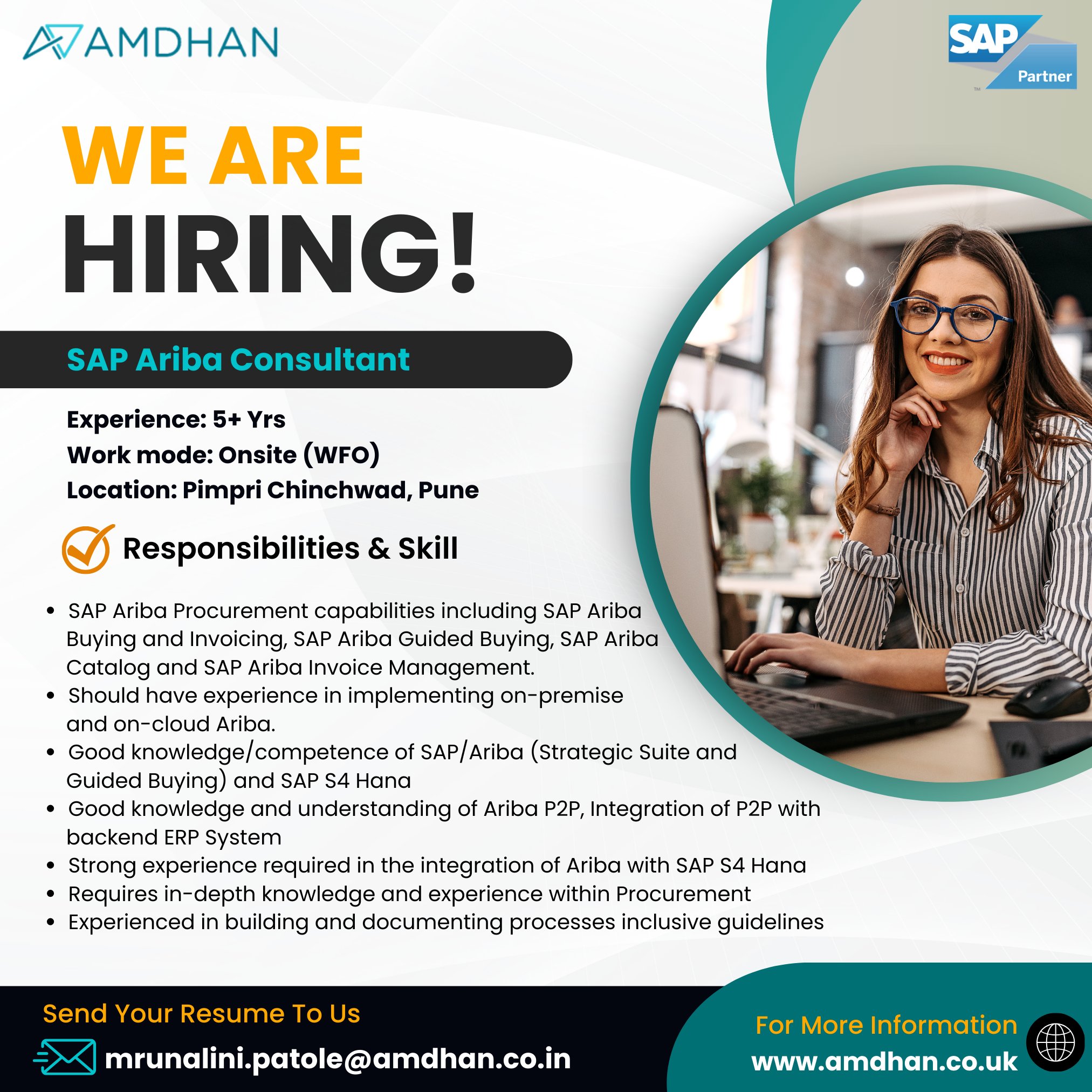 AmDhan Ltd. UK. on X: &ldquo;We Are Hiring 𝐏𝐨𝐬𝐢𝐭𝐢𝐨𝐧: SAP Ariba 