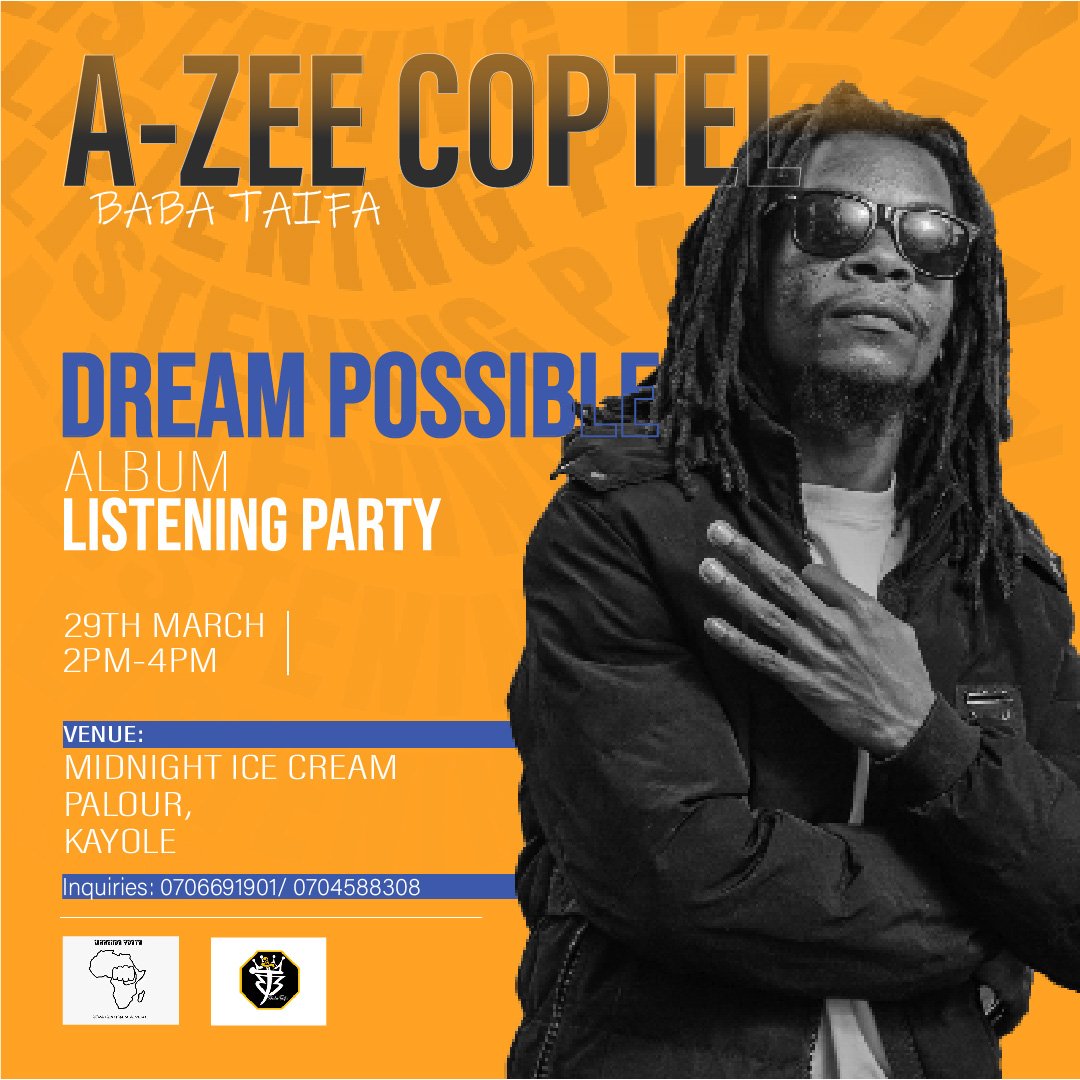 🎶 Join us for an enchanting evening of music and ice cream at Midnight Ice Cream Parlour this Good Friday! 🍦 We're hosting @azeecoptel #DreamPossible  album listening party, come indulge in delicious treats while soaking in good vibes. 🎉   #GoodFriday #IceCreamVibes 🎵
