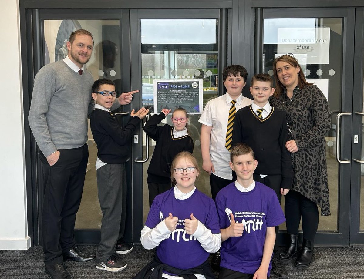 The class have been busy sharing the news and gathering sponsorships for their charity challenge. #RX4 <a href="/LATCHWales/">LATCH</a> #sponsorship