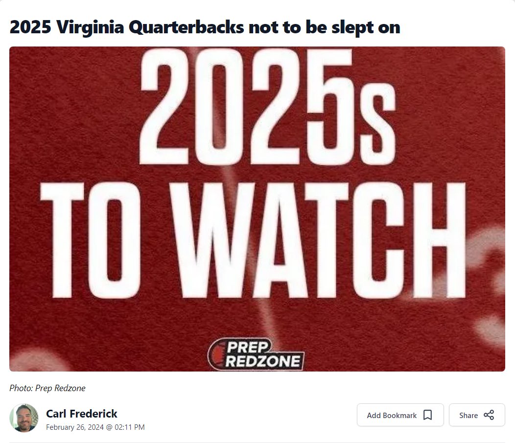 DrewMorgan25's tweet photo. Thank you for the writeups! @carljfred @PrepRedzoneVA @PRZPAvic @ArlenHarris33 @GoLions1934 @VAQB8 @YHSPatriotsFB https://t.co/lP8yNICUki