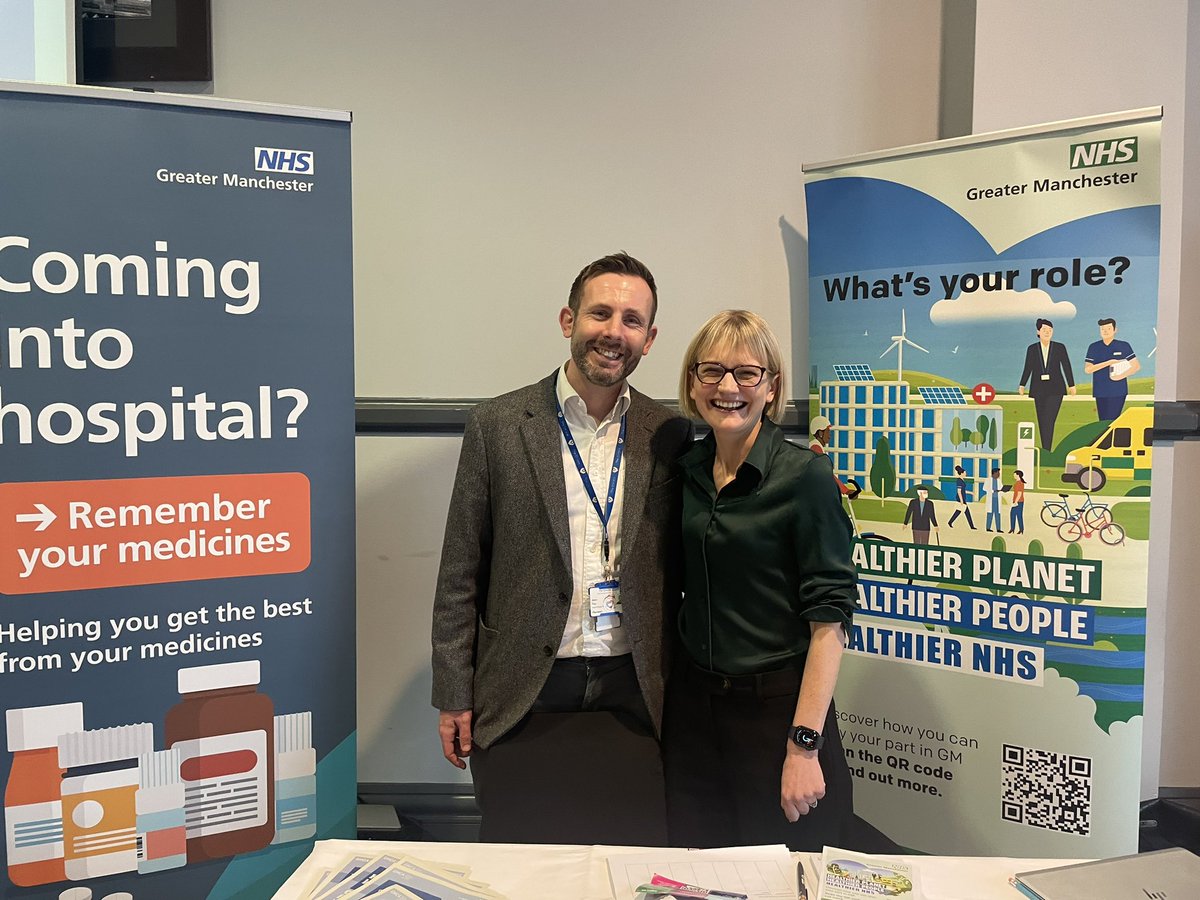 Team Elsey promoting the sustainable pharmacy message at the GM primary care summit #GMPCSUMMIT24 #greenerNHS @pharmomanch @MFT_Pharmacy @MFTgreen @GMProviderPharm