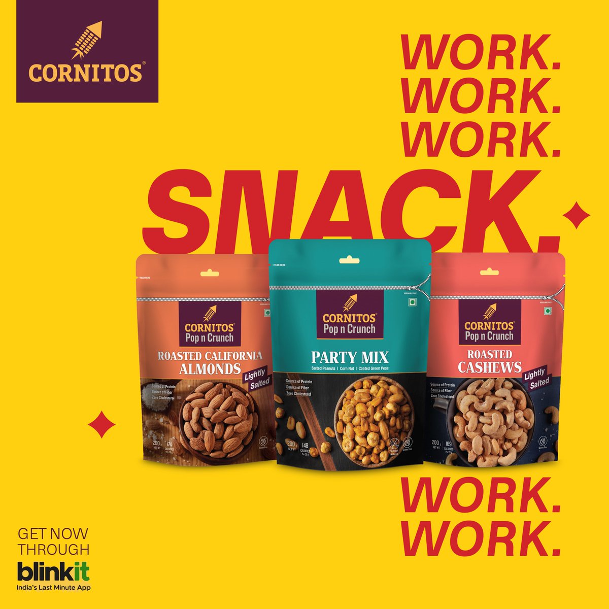 Never be too busy to grab a few snacks.​
Because the right snacks will give you the right energy.​🥰

#Cornitos #WildAsYouLike #ILoveCornitos #Crusties #CornyTheChimp #ILoveNachos #Nachos #Dip #Snacks #Snacking #LoveForCornitos #LoveCornitos #partymix #CheesyNachos #Salsa