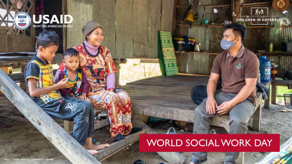 During World Social Work Week, let’s celebrate joint achievements by gov’t ministries, UNICEF, @FCF_2022 & @USAIDCambodia in launching the Guidelines on Basic Competencies for the Social Workforce and training the #SocialService workforce. familycarefirst.org/download/the-g…