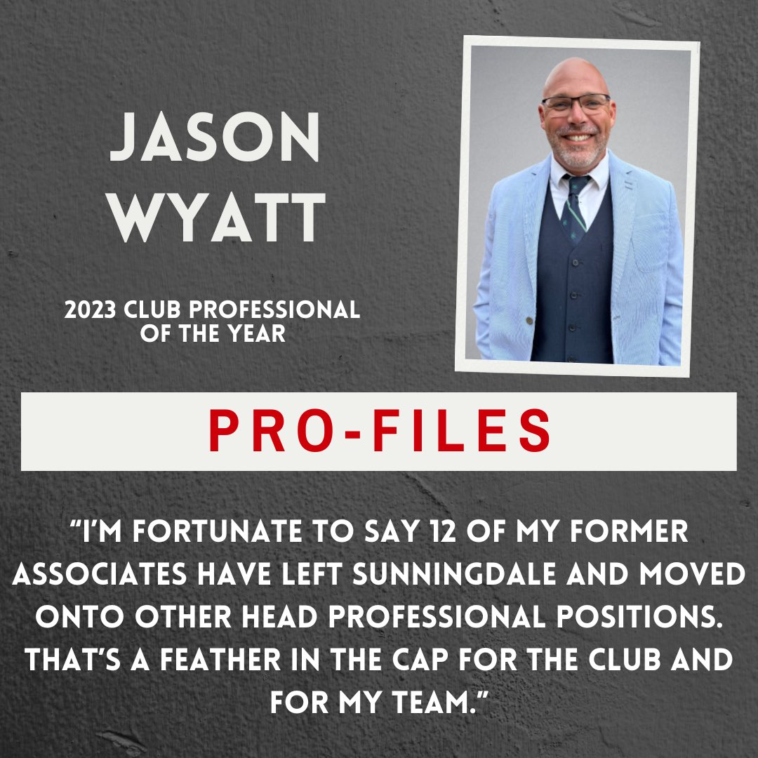 Our PRO-FILE on 2023 Award Recipient Jason Wyatt the 2023 PGA of Ontario Club Professional of the Year.
•
Click the “PRO-FILES” link in our bio for his story!
•
