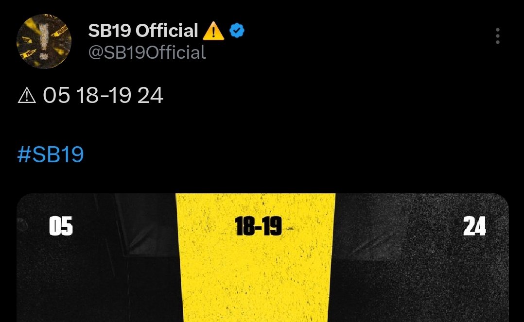 05 - MAHALIMA
18 -  A'TIN at
19 -  SB19 parin sa
24 -  2024 

Even the dates were planned. We feel so special🥹🫶

<a href="/SB19Official/">SB19 Official</a> #SB19