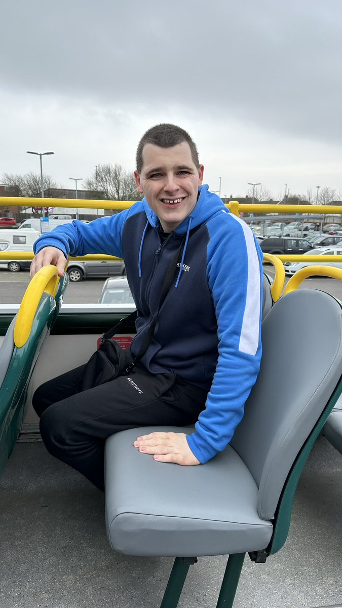 sarahpen29's tweet photo. @StagecoachEMid my son Jake enjoyed going on the new seasider buses today in #skegness https://t.co/9zPK59u5k0