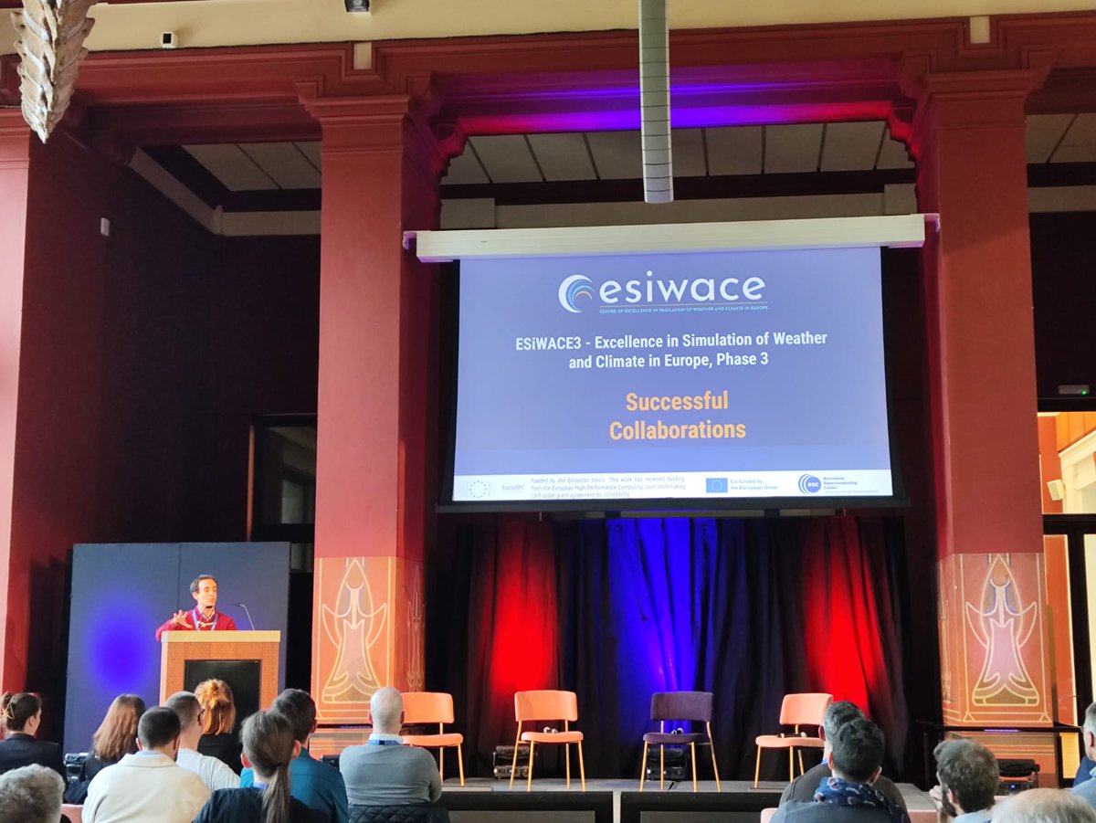 LIVE NOW! 💫

@__macosta__ @BSC_CNS presenting #ESiWACE3 at #EuroHPCSummit2024 

Thanks, @EuroHPC_JU, for this opportunity!