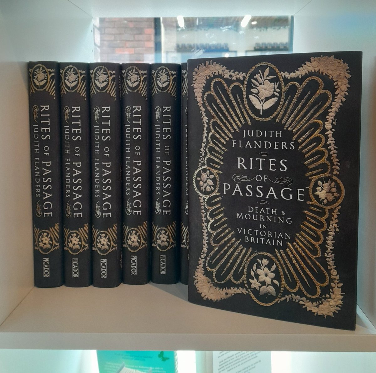 What a fascinating event we were treated to last night: Judith Flanders talking about her new book, Rites of Passage: Death & Mourning in Victorian Britain. Judith was kind enough to sign some books for us, so if you'd like a copy head down ASAP or give us a message to reserve!